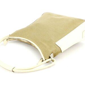 GUCCI Handbag Brown Beige Silver Women Authentic secondhand